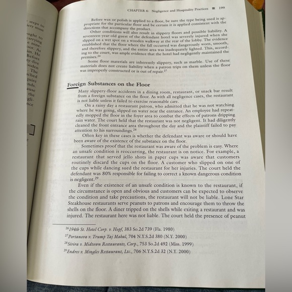 Hotel, Restaurant, and Travel Law Book A Preventive Approach—6th Edition Vintage - Picture 13 of 13